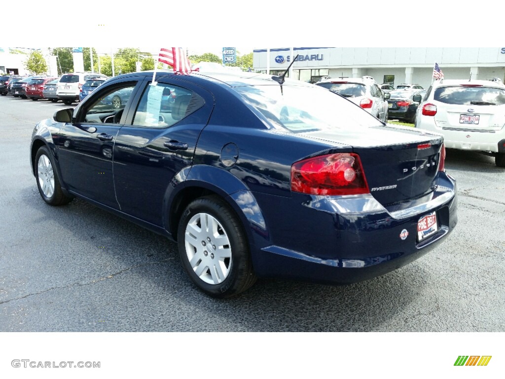 2014 Avenger SE - True Blue Pearl / Black/Light Frost Beige photo #9