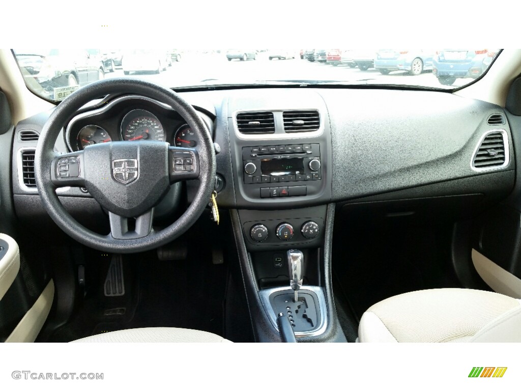 2014 Avenger SE - True Blue Pearl / Black/Light Frost Beige photo #12