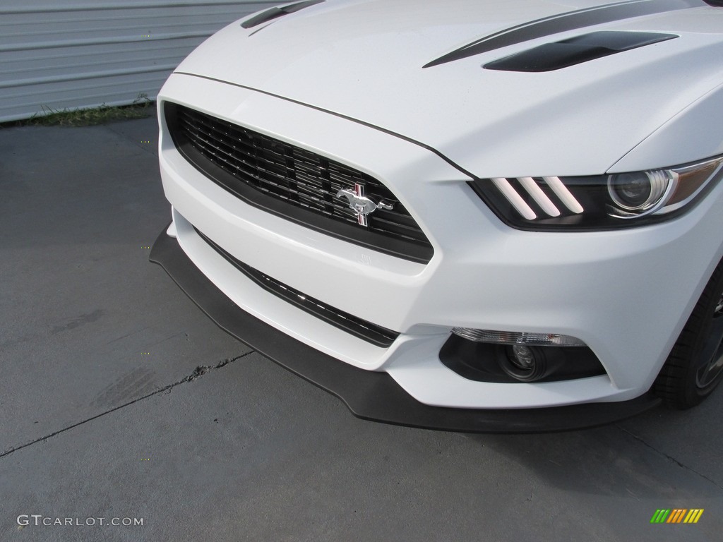2017 Mustang GT California Speical Coupe - Oxford White / California Special Ebony Leather/Miko Suede photo #10