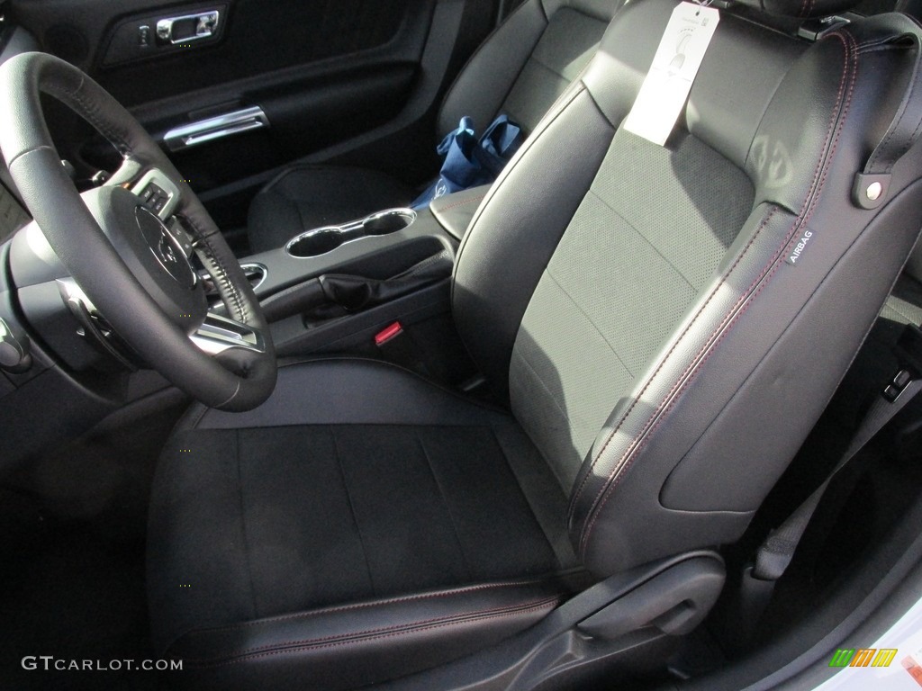 2017 Mustang GT California Speical Coupe - Oxford White / California Special Ebony Leather/Miko Suede photo #20