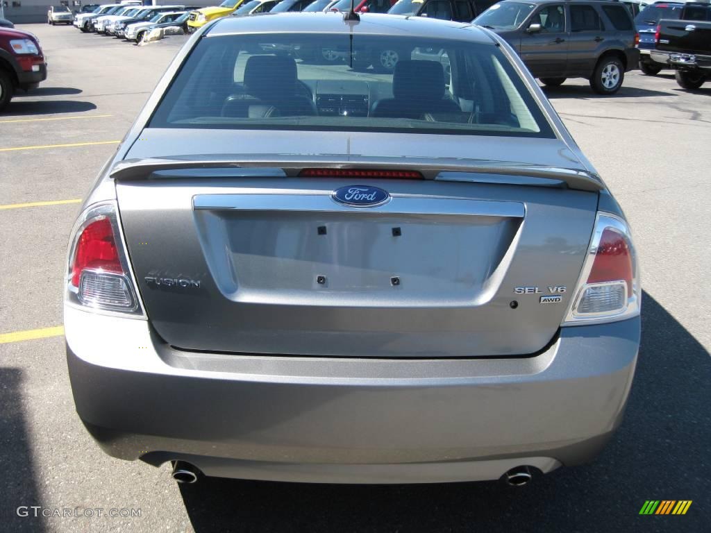 2008 Fusion SEL V6 AWD - Vapor Silver Metallic / Charcoal Black photo #5