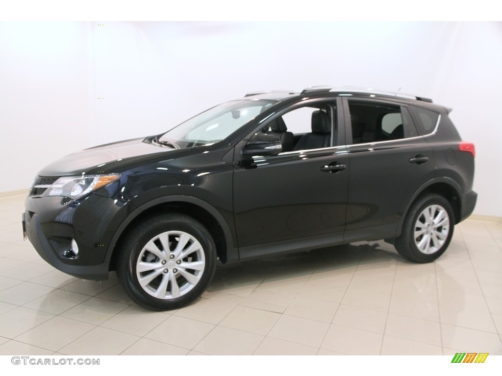 2013 RAV4 Limited AWD - Black / Black photo #3