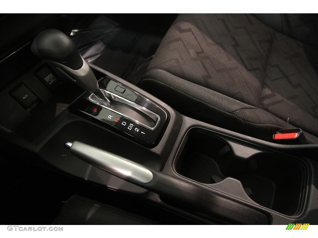 2013 Civic LX Coupe - Polished Metal Metallic / Black photo #11