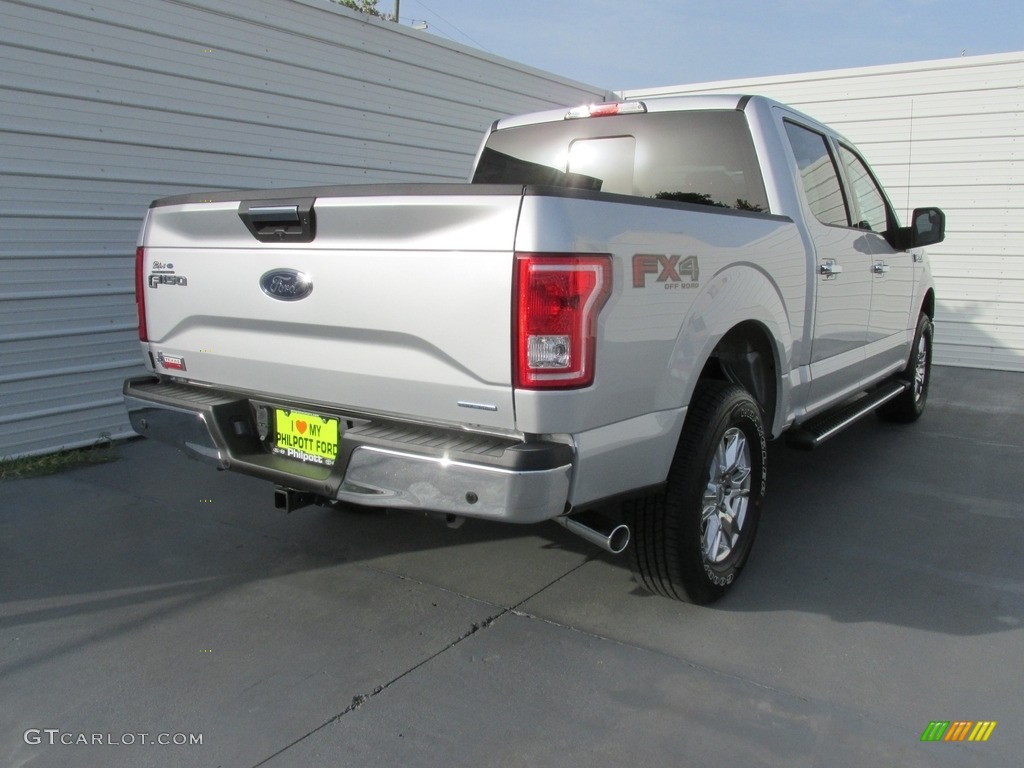 2016 F150 XLT SuperCrew 4x4 - Ingot Silver / Medium Earth Gray photo #4