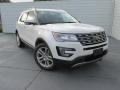 2016 White Platinum Metallic Tri-Coat Ford Explorer Limited  photo #1