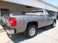 Graystone Metallic - Silverado 1500 Work Truck Regular Cab 4x4 Photo No. 4