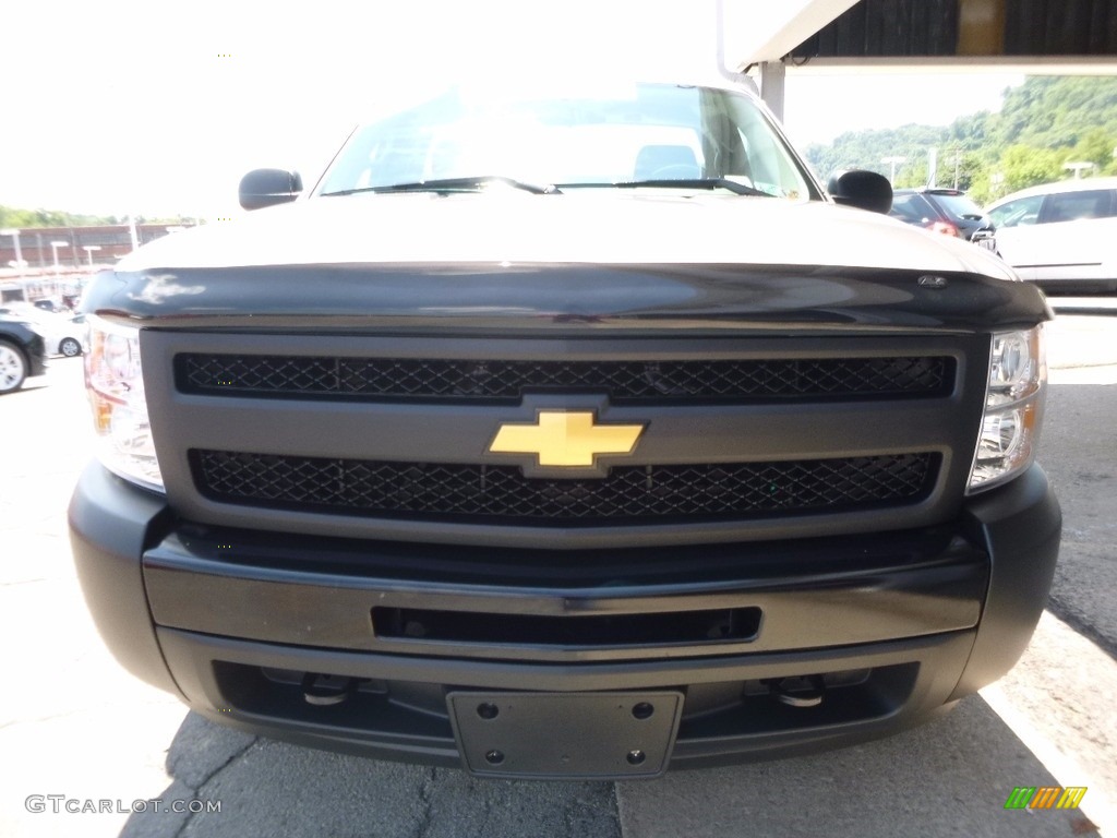 2013 Silverado 1500 Work Truck Regular Cab 4x4 - Graystone Metallic / Dark Titanium photo #9