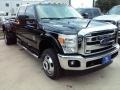 2016 Shadow Black Ford F350 Super Duty Lariat Crew Cab 4x4 DRW  photo #20