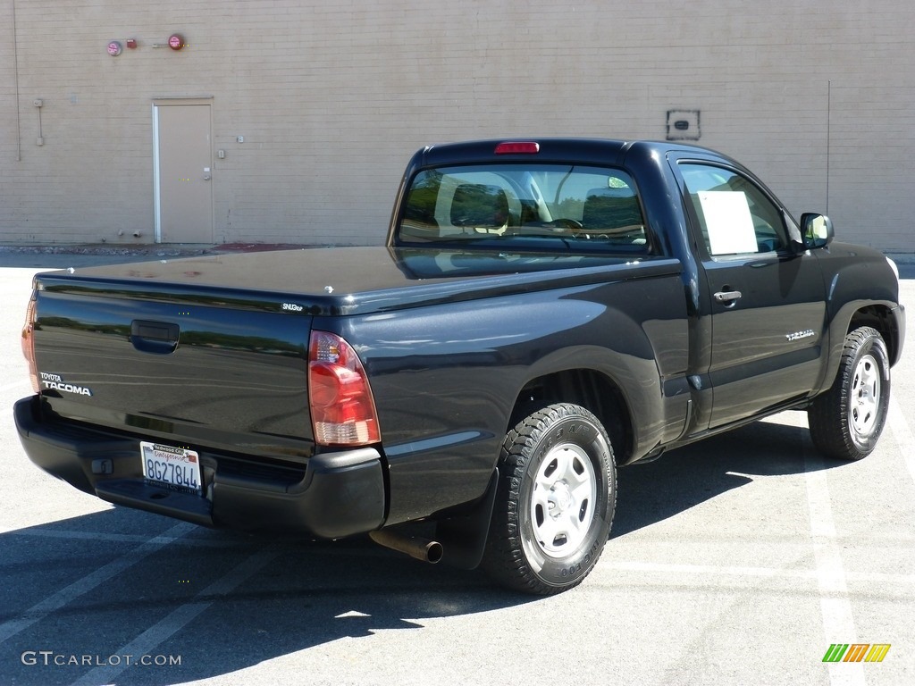2007 Tacoma Regular Cab - Indigo Ink Pearl / Graphite Gray photo #5