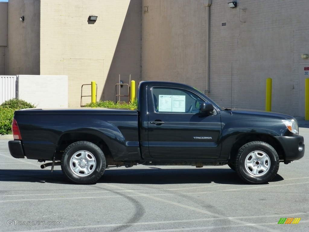 2007 Tacoma Regular Cab - Indigo Ink Pearl / Graphite Gray photo #13