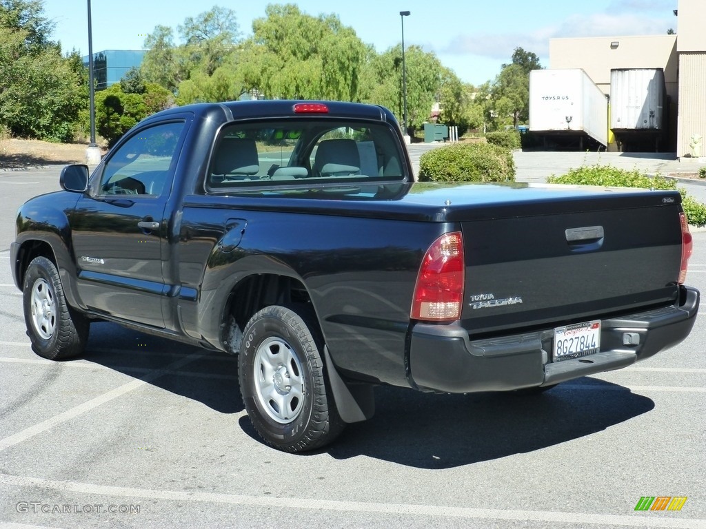 2007 Tacoma Regular Cab - Indigo Ink Pearl / Graphite Gray photo #14