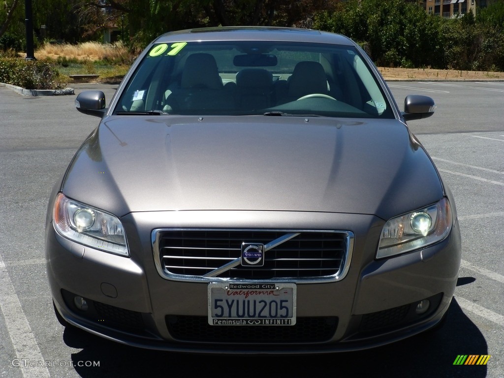 2007 S80 3.2 - Oyster Gray Metallic / Sandstone Beige photo #2