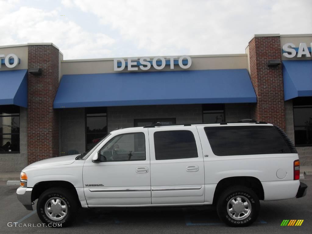 2003 Yukon XL SLT 4x4 - Summit White / Neutral/Shale photo #1