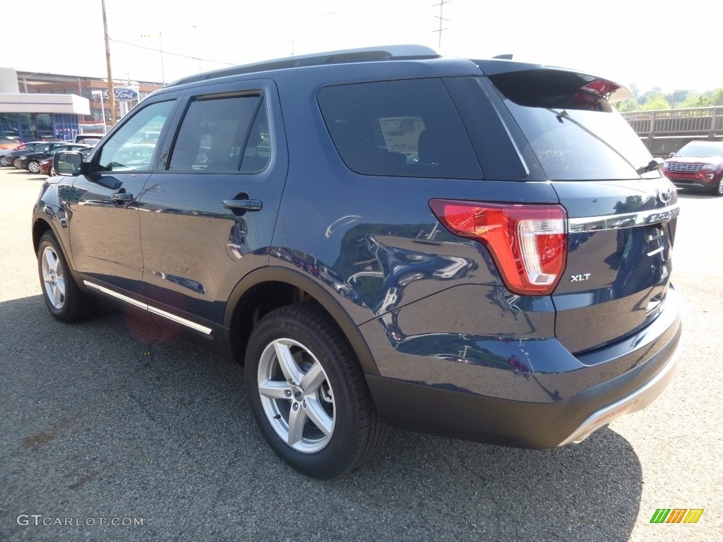 2017 Explorer XLT 4WD - Blue Jeans / Ebony Black photo #4