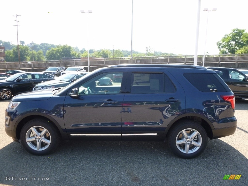 2017 Explorer XLT 4WD - Blue Jeans / Ebony Black photo #5