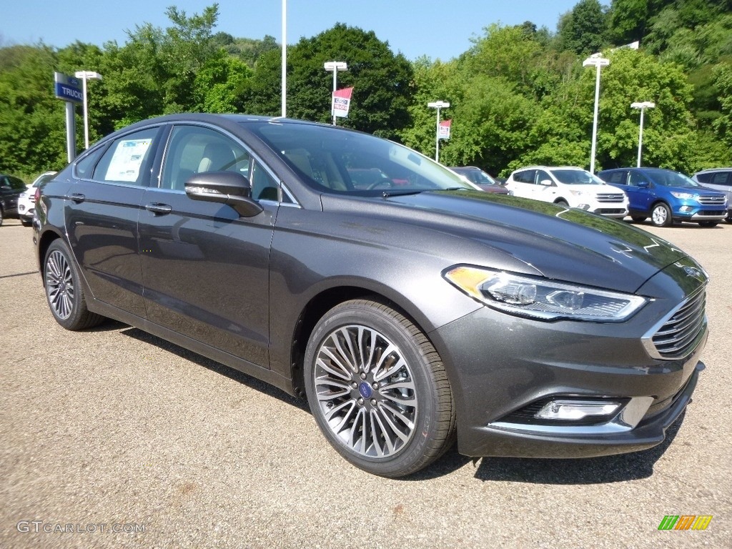 Magnetic 2017 Ford Fusion SE Exterior Photo #114330339