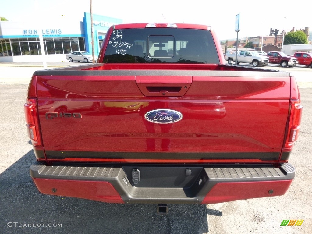 2016 F150 Lariat SuperCrew 4x4 - Ruby Red / Black photo #3