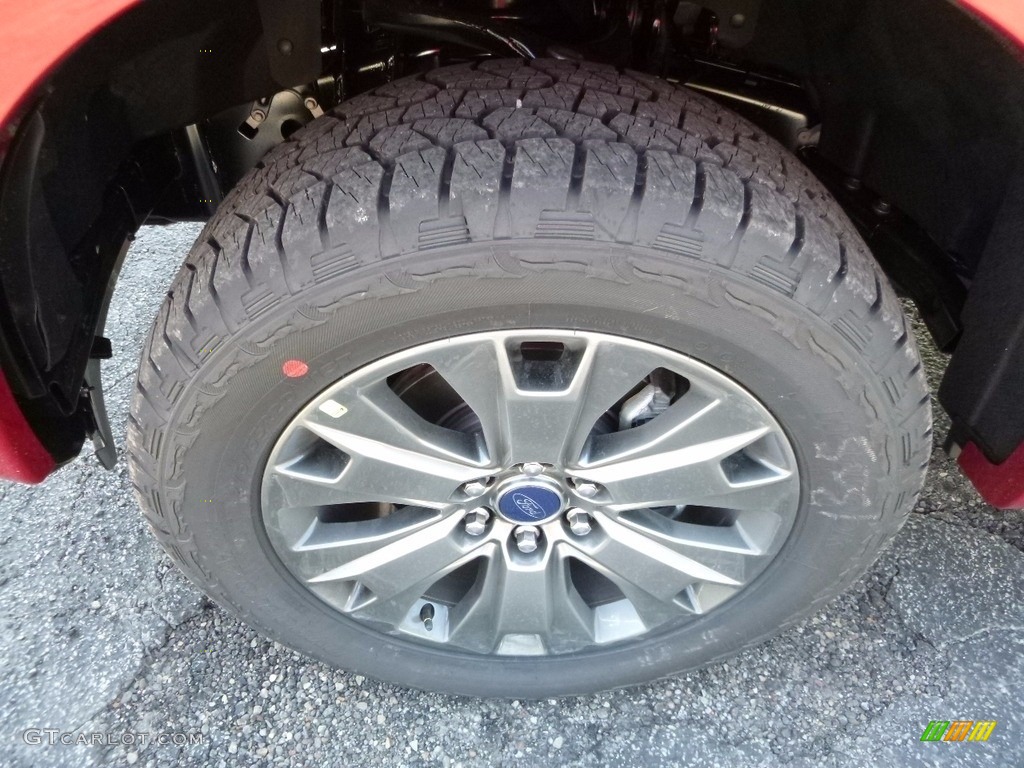 2016 F150 Lariat SuperCrew 4x4 - Ruby Red / Black photo #9