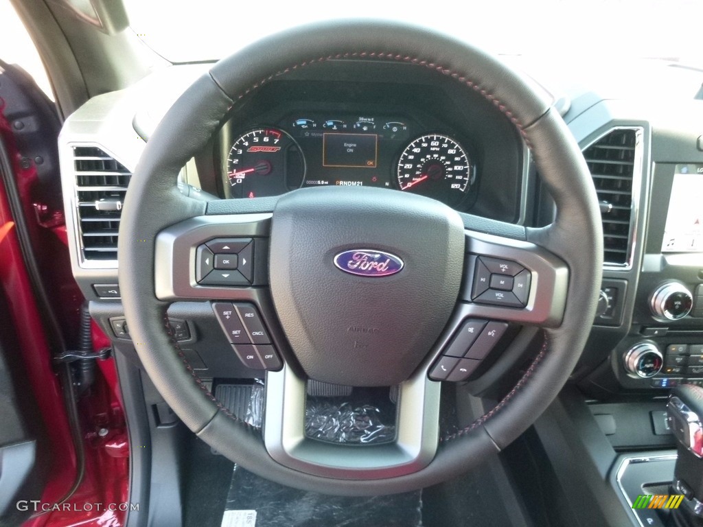 2016 F150 Lariat SuperCrew 4x4 - Ruby Red / Black photo #15