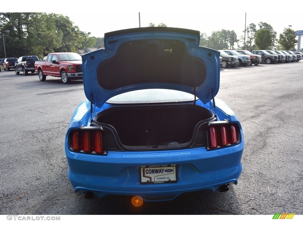 2017 Mustang V6 Coupe - Grabber Blue / Ebony photo #15