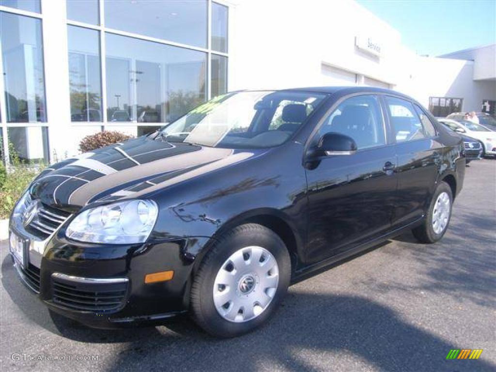 2006 Jetta Value Edition Sedan - Black / Anthracite Black photo #1