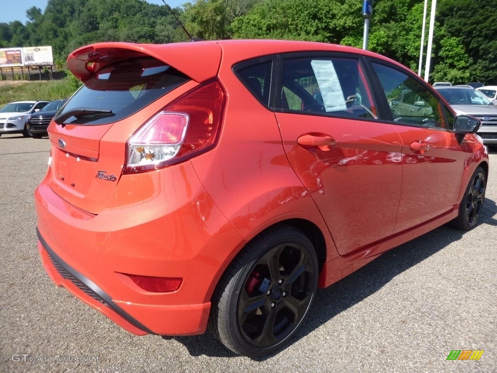 2016 Fiesta ST Hatchback - Molten Orange Metallic Tri-coat / ST Charcoal Black photo #2