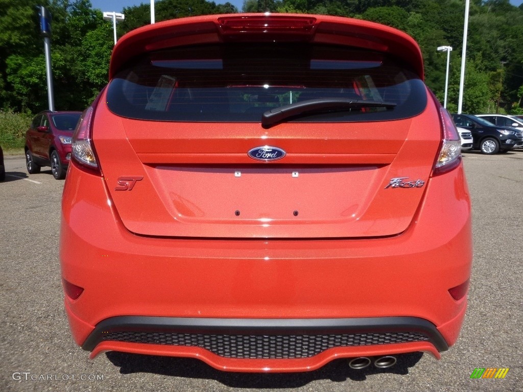 2016 Fiesta ST Hatchback - Molten Orange Metallic Tri-coat / ST Charcoal Black photo #3
