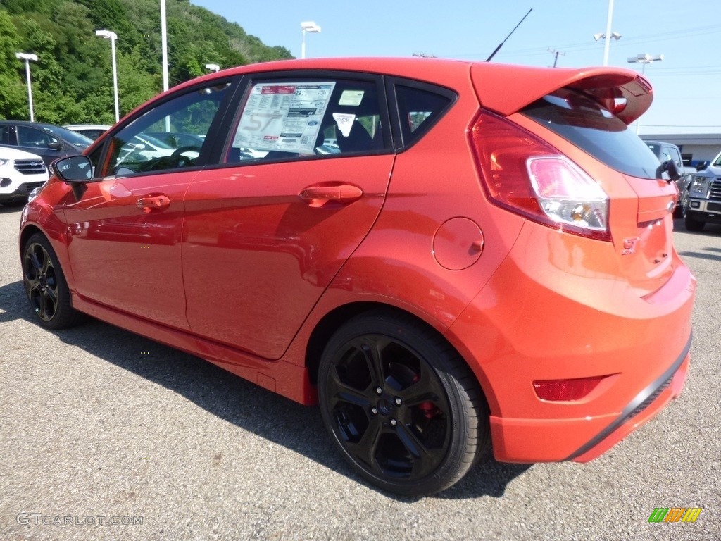 2016 Fiesta ST Hatchback - Molten Orange Metallic Tri-coat / ST Charcoal Black photo #5