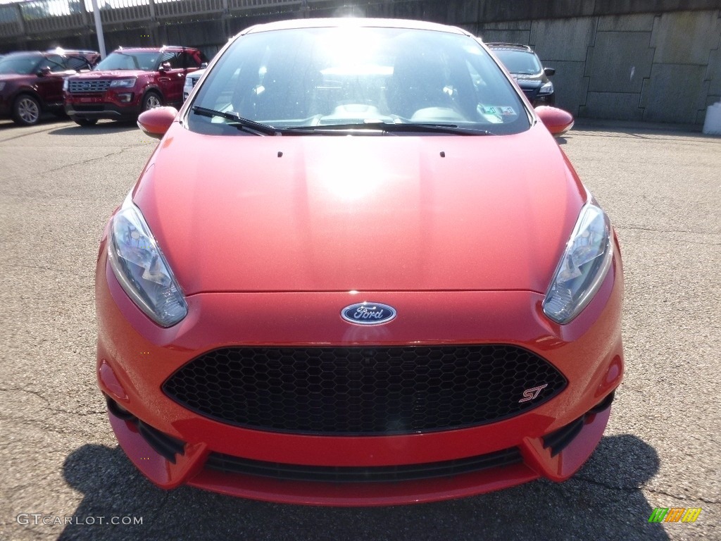 2016 Fiesta ST Hatchback - Molten Orange Metallic Tri-coat / ST Charcoal Black photo #8