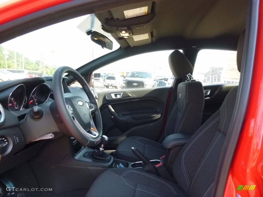 2016 Fiesta ST Hatchback - Molten Orange Metallic Tri-coat / ST Charcoal Black photo #12