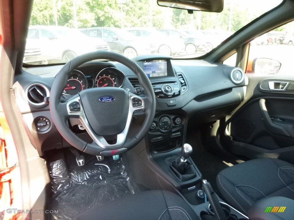 2016 Fiesta ST Hatchback - Molten Orange Metallic Tri-coat / ST Charcoal Black photo #14