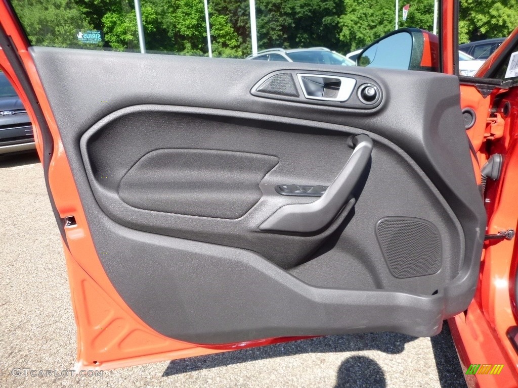 2016 Fiesta ST Hatchback - Molten Orange Metallic Tri-coat / ST Charcoal Black photo #15
