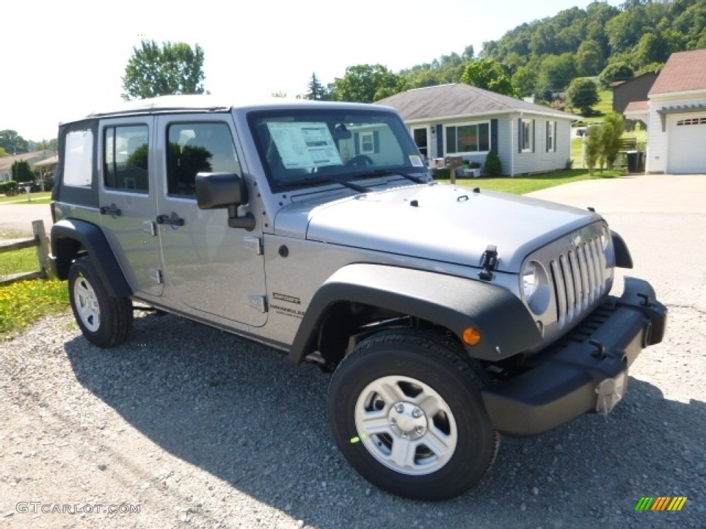 2016 Wrangler Unlimited Sport 4x4 - Billet Silver Metallic / Black photo #13