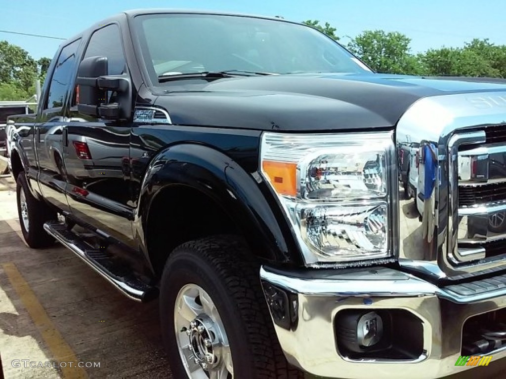 2016 F250 Super Duty XLT Crew Cab 4x4 - Shadow Black / Steel photo #19