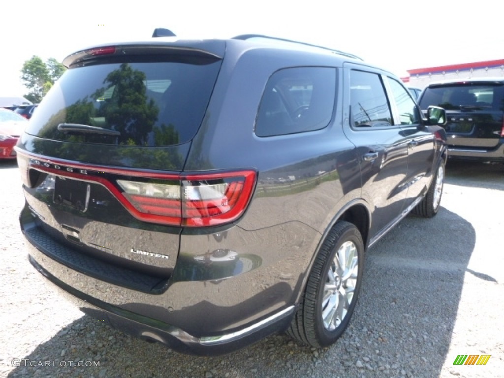 2016 Durango Limited AWD - Granite Crystal Metallic / Black photo #6