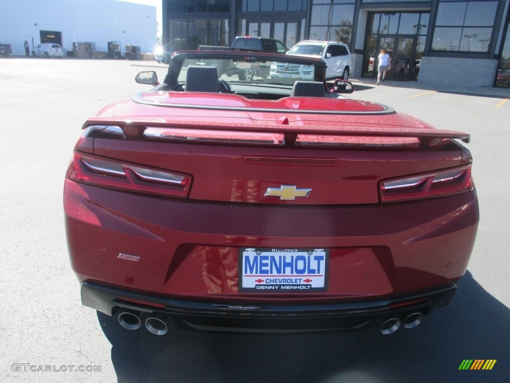 2017 Camaro SS Convertible - Garnet Red Tintcoat / Jet Black photo #4