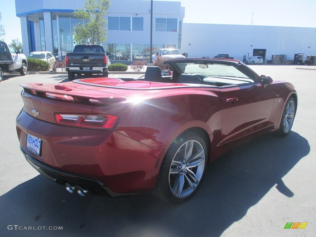 2017 Camaro SS Convertible - Garnet Red Tintcoat / Jet Black photo #5