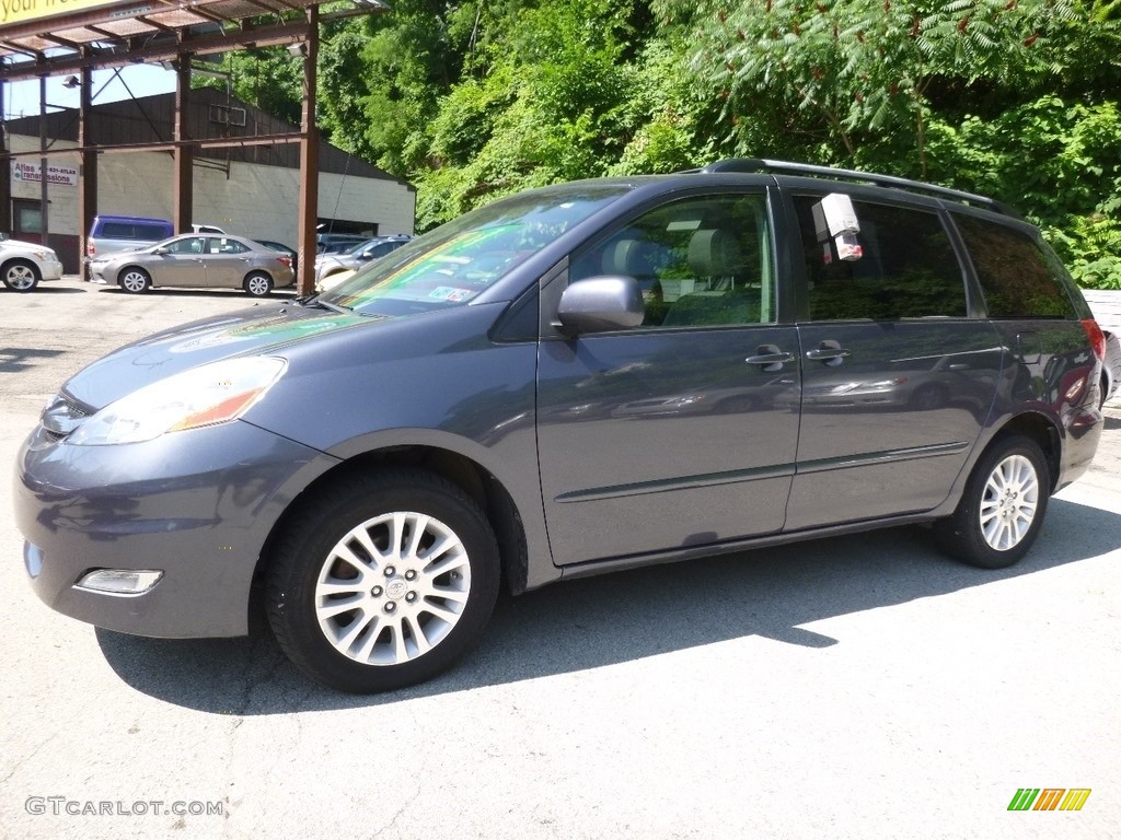2008 Sienna XLE AWD - Slate Metallic / Stone photo #13