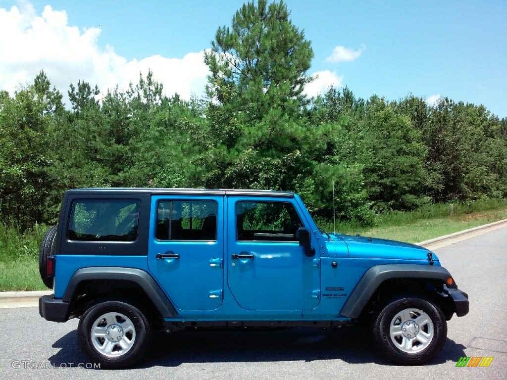 Hydro Blue Pearl Jeep Wrangler Unlimited