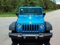 Hydro Blue Pearl - Wrangler Unlimited Sport 4x4 RHD Photo No. 3