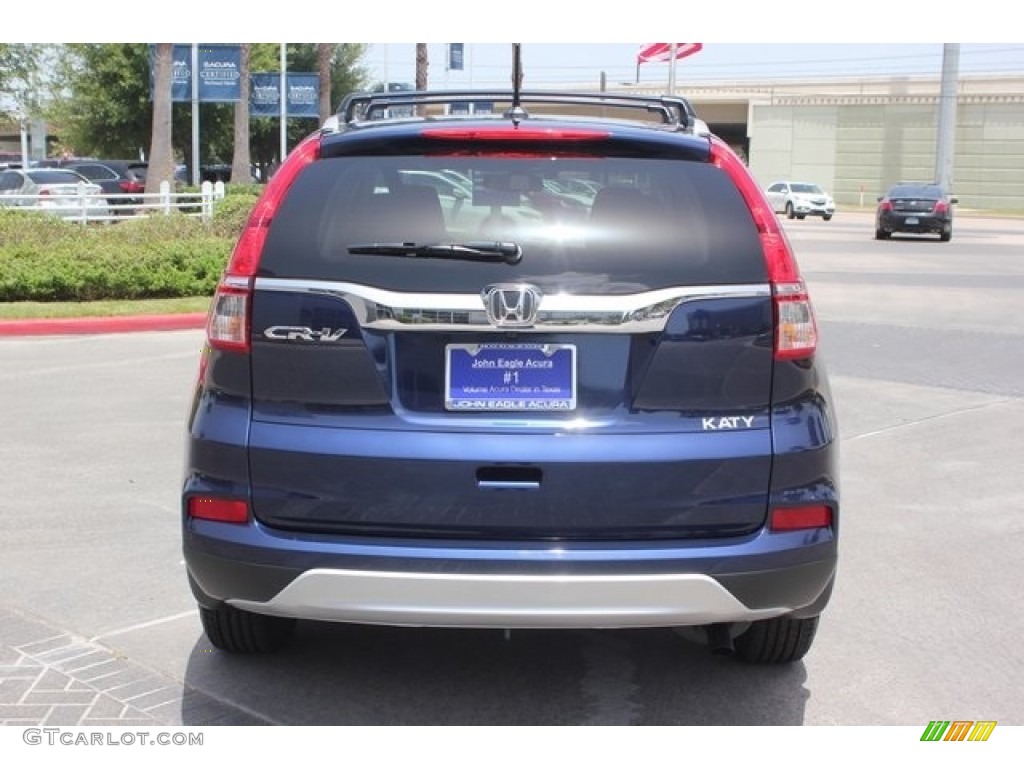 2016 CR-V EX-L - Obsidian Blue Pearl / Gray photo #6