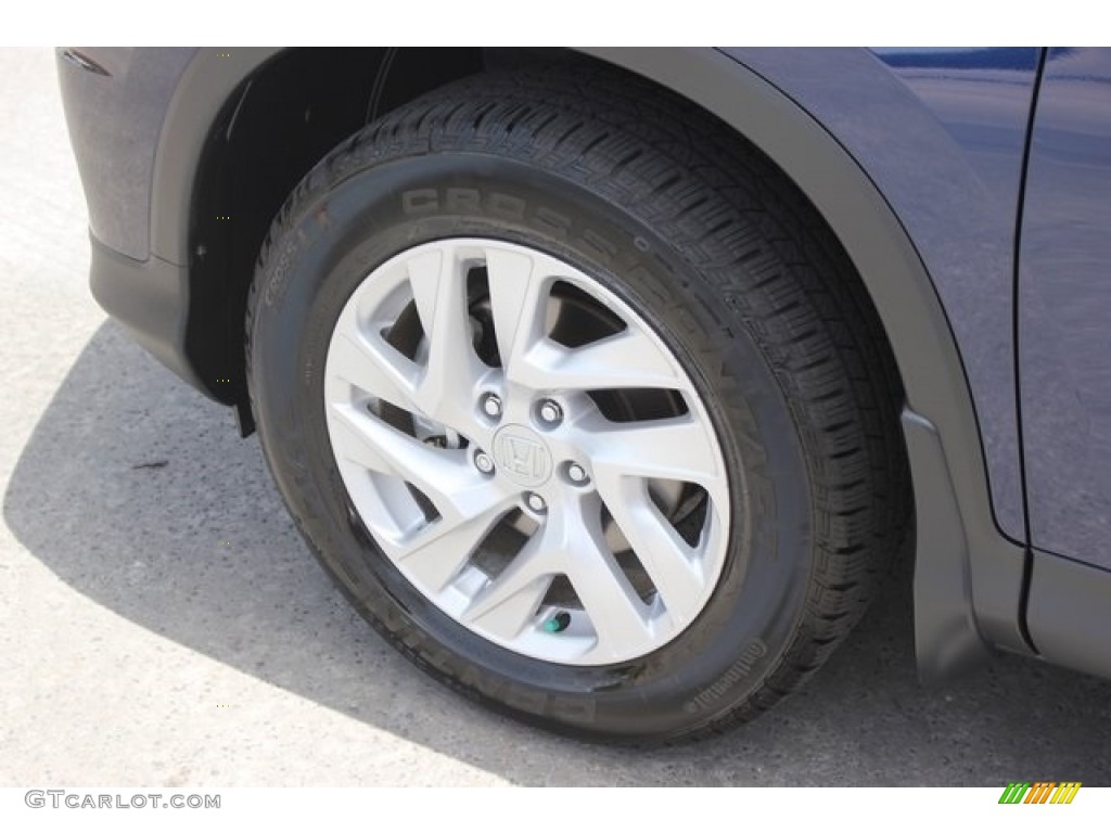 2016 CR-V EX-L - Obsidian Blue Pearl / Gray photo #13