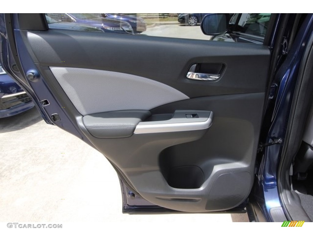 2016 CR-V EX-L - Obsidian Blue Pearl / Gray photo #20