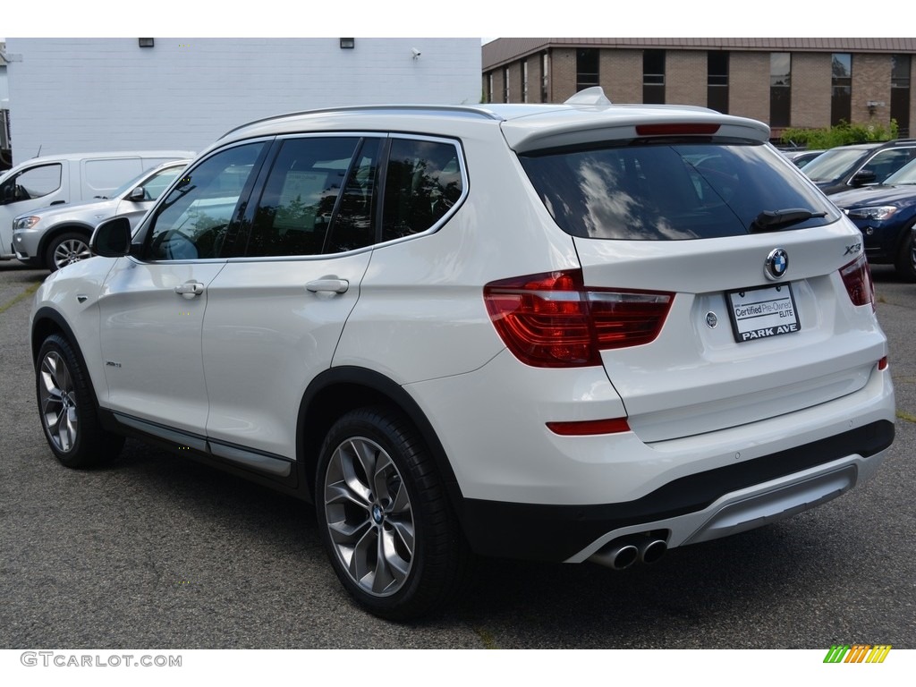 2016 X3 xDrive28i - Alpine White / Black photo #5