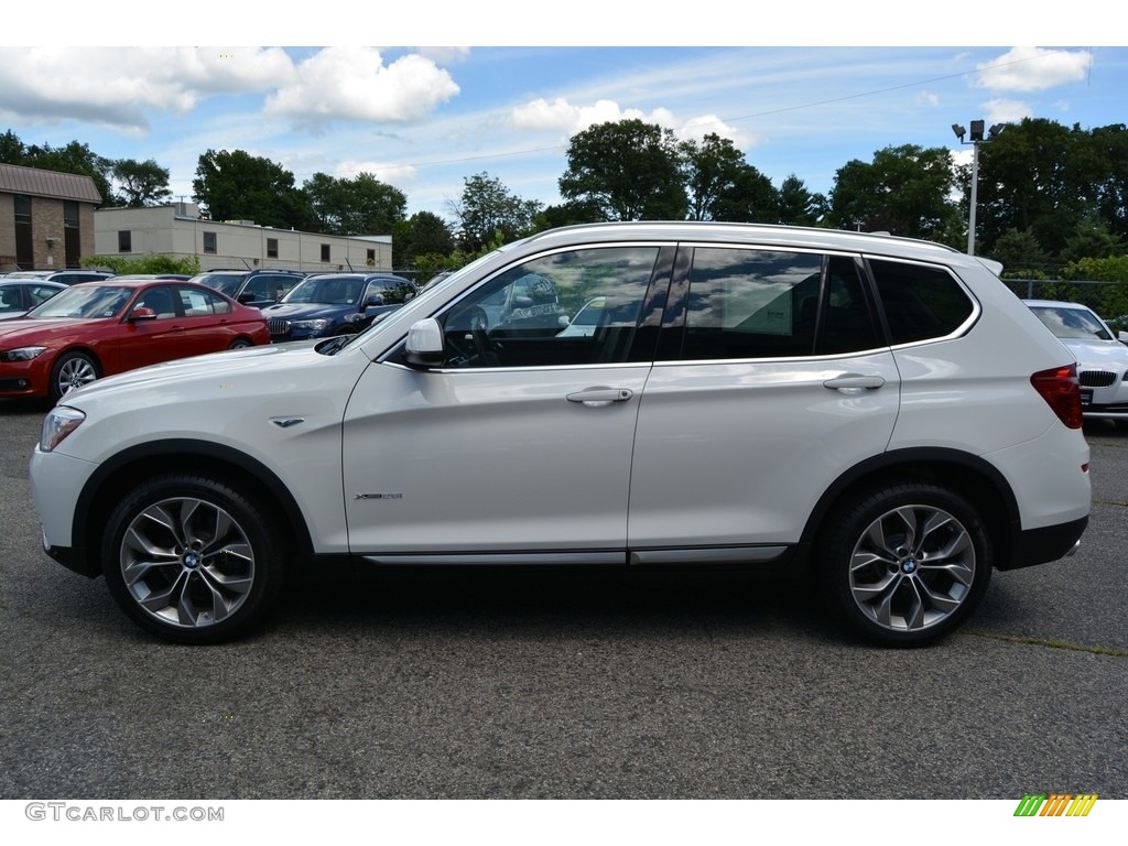 2016 X3 xDrive28i - Alpine White / Black photo #6