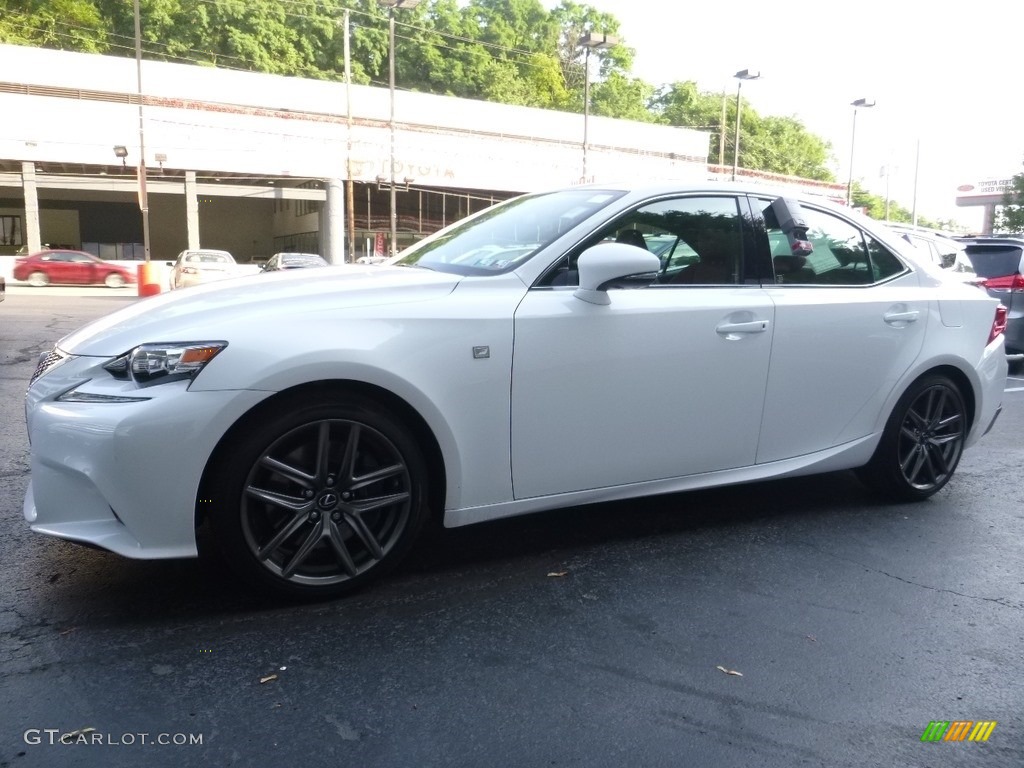 2014 IS 350 AWD - Ultra White / Rioja Red photo #3
