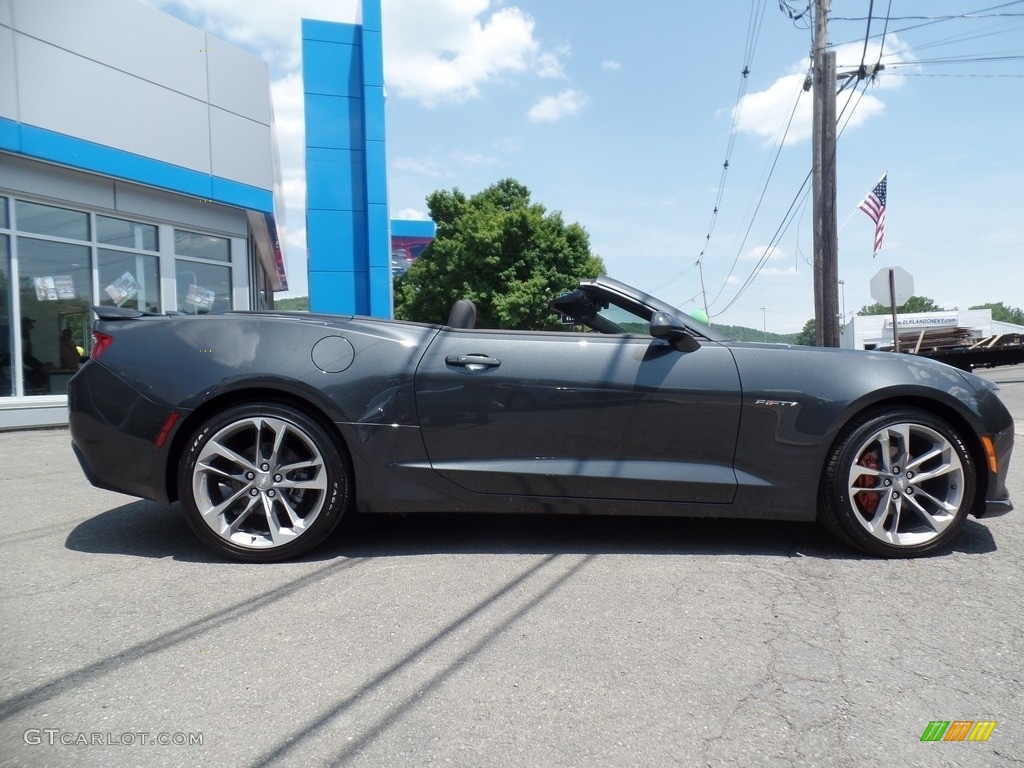 Nightfall Gray Metallic 2017 Chevrolet Camaro LT Convertible 50th Anniversary Exterior Photo #114344883