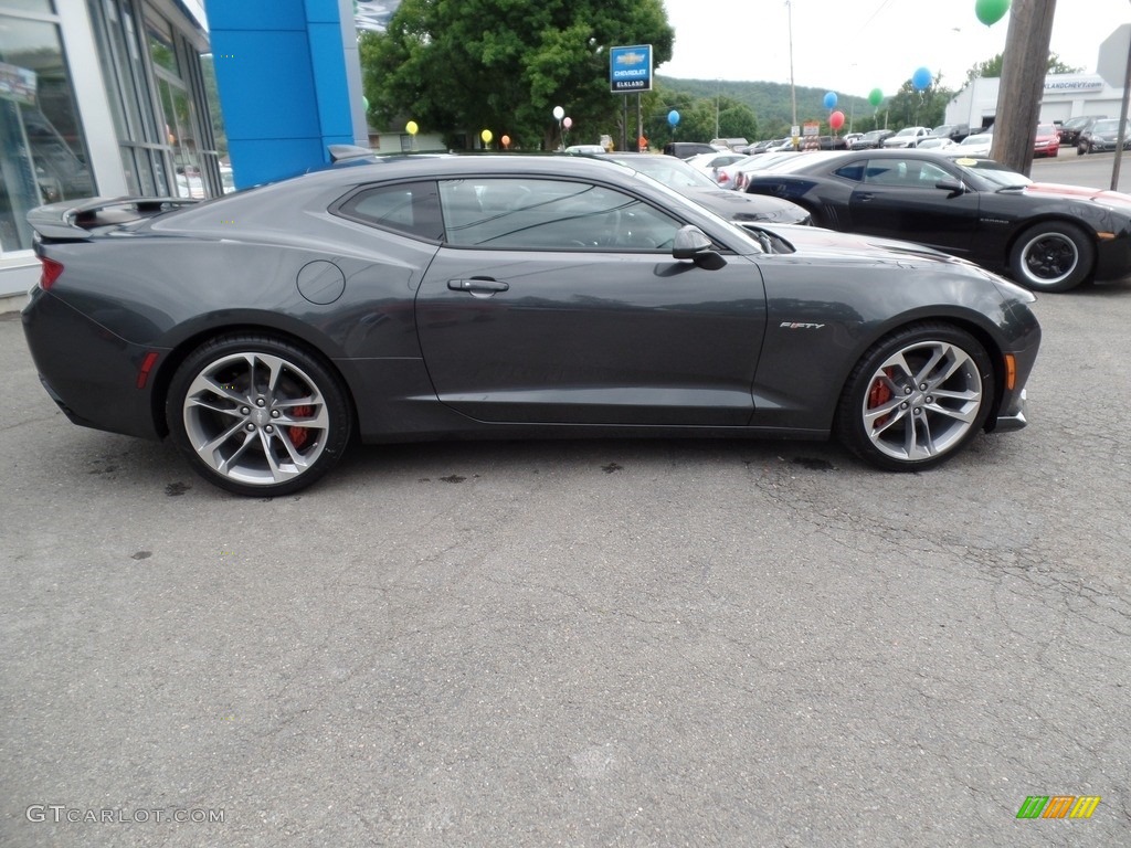 Nightfall Gray Metallic 2017 Chevrolet Camaro SS Coupe 50th Anniversary Exterior Photo #114345585