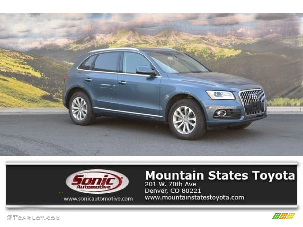 2015 Q5 2.0 TFSI Premium Plus quattro - Utopia Blue Metallic / Black photo #1