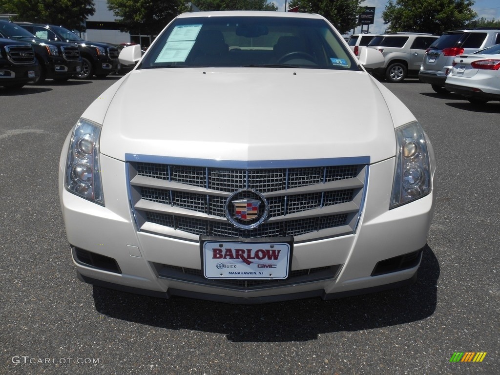 2008 CTS 4 AWD Sedan - White Diamond Tri-Coat / Cashmere/Cocoa photo #6